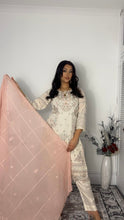 Load image into Gallery viewer, Embroidered Shalwar Kameez with fully stitched 3 piece suit with Chiffon Dupatta MOB-SJ1031
