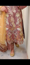 Load image into Gallery viewer, Embroidered Shalwar Kameez with Net duppatta fully stitched 3 piece suit with Net Dupatta MOB-UF2347
