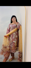 Load image into Gallery viewer, Embroidered Shalwar Kameez with Net duppatta fully stitched 3 piece suit with Net Dupatta MOB-UF2347
