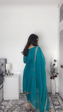 Load image into Gallery viewer, Ferozi Embroidered Shalwar Kameez with Net duppatta fully stitched 3 piece suit with Net Dupatta MOB-AC204A
