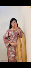 Load image into Gallery viewer, Embroidered Shalwar Kameez with Net duppatta fully stitched 3 piece suit with Net Dupatta MOB-UF2347
