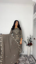 Load image into Gallery viewer, Embroidered Shalwar Kameez with fully stitched 3 piece suit with Chiffon Dupatta MOB-SJ1030
