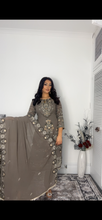 Load image into Gallery viewer, Embroidered Shalwar Kameez with fully stitched 3 piece suit with Chiffon Dupatta MOB-SJ1030
