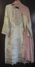 Load image into Gallery viewer, Embroidered Shalwar Kameez with fully stitched 3 piece suit with Chiffon Dupatta MOB-SJ1031
