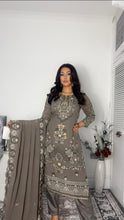 Load image into Gallery viewer, Embroidered Shalwar Kameez with fully stitched 3 piece suit with Chiffon Dupatta MOB-SJ1030
