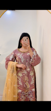 Load image into Gallery viewer, Embroidered Shalwar Kameez with Net duppatta fully stitched 3 piece suit with Net Dupatta MOB-UF2347
