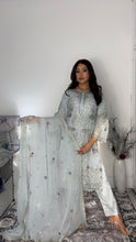 Load image into Gallery viewer, Embroidered Shalwar Kameez with Net duppatta fully stitched 3 piece suit with Net Dupatta MOB-UF2475
