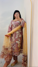 Load image into Gallery viewer, Embroidered Shalwar Kameez with Net duppatta fully stitched 3 piece suit with Net Dupatta MOB-UF2347
