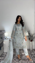 Load image into Gallery viewer, Embroidered Shalwar Kameez with Net duppatta fully stitched 3 piece suit with Net Dupatta MOB-UF2475
