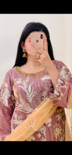 Load image into Gallery viewer, Embroidered Shalwar Kameez with Net duppatta fully stitched 3 piece suit with Net Dupatta MOB-UF2347
