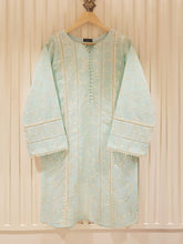 Load image into Gallery viewer, Blue Lilen Shalwar Kameez with woollen  dupatta 3piece ready to wear suit
